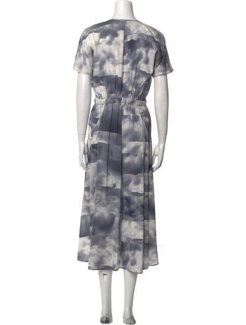 Zero + Maria Cornejo Silk Midi Length Dress