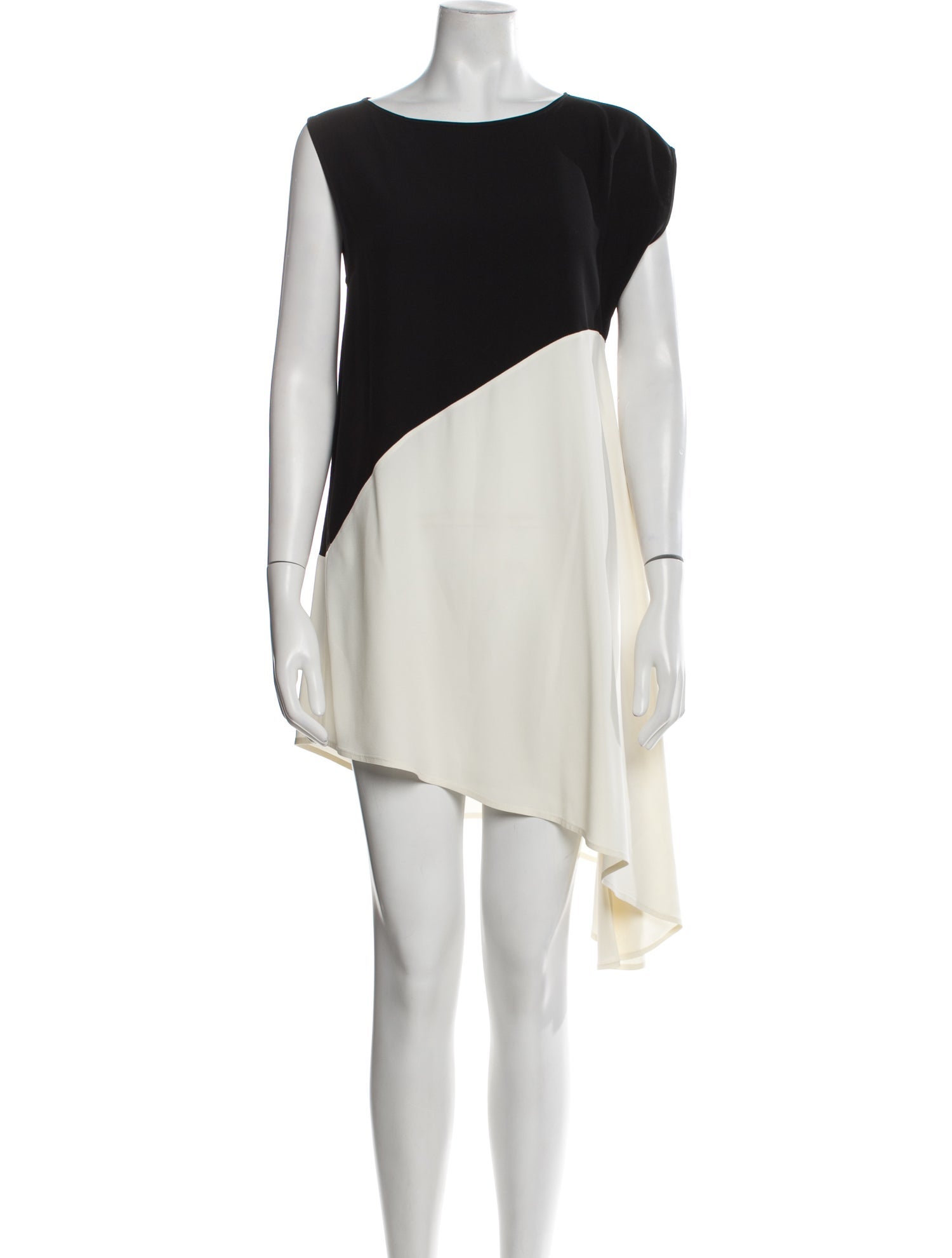 Zero + Maria Cornejo Colorblock Pattern Mini Dress