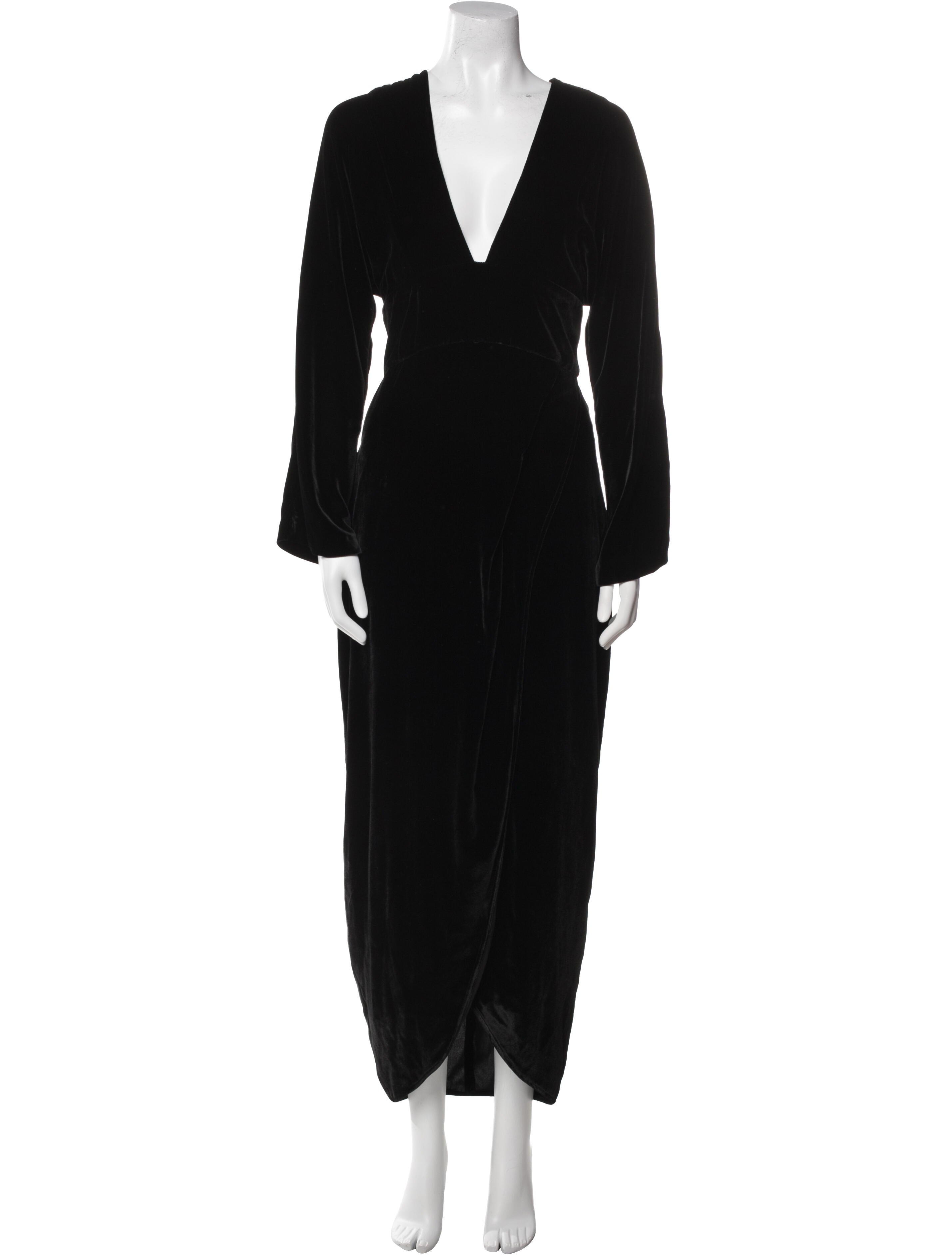 Zero + Maria Cornejo V-Neck Long Dress