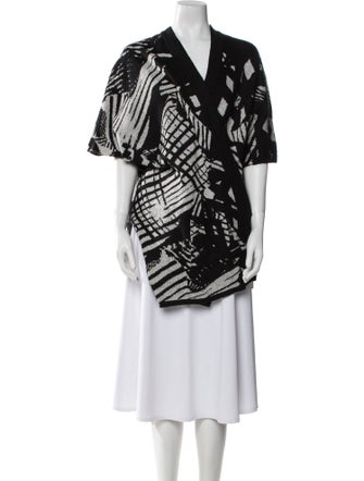 Zero + Maria Cornejo Striped V-Neck Sweater