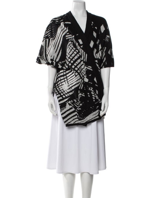 Zero + Maria Cornejo Striped V-Neck Sweater