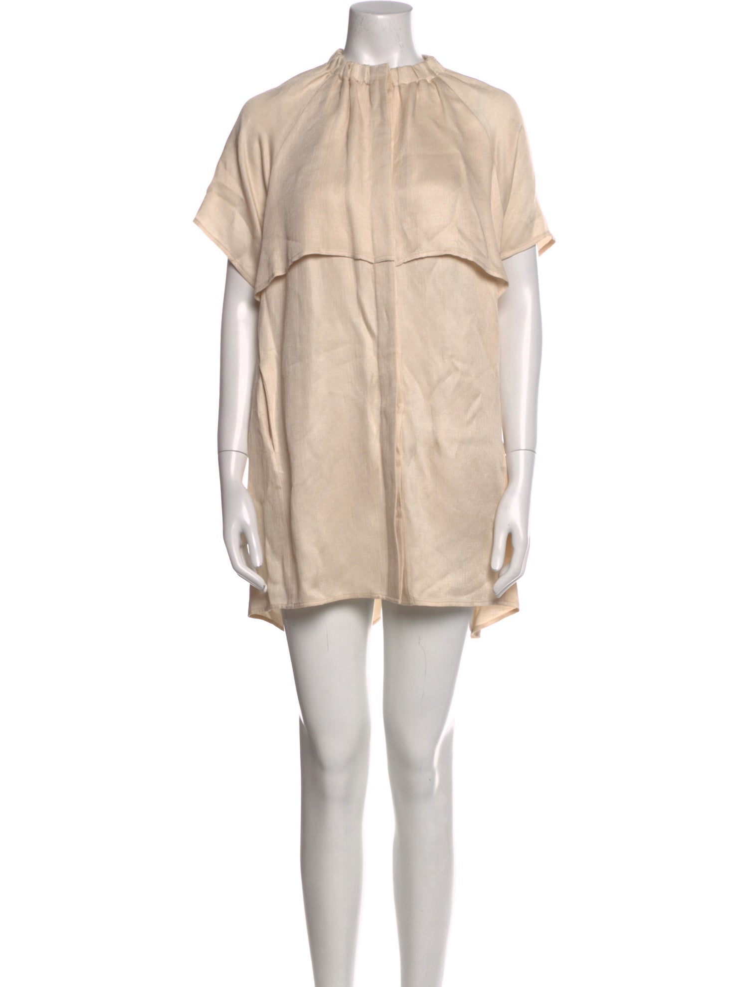 Zero + Maria Cornejo Mock Neck Mini Dress