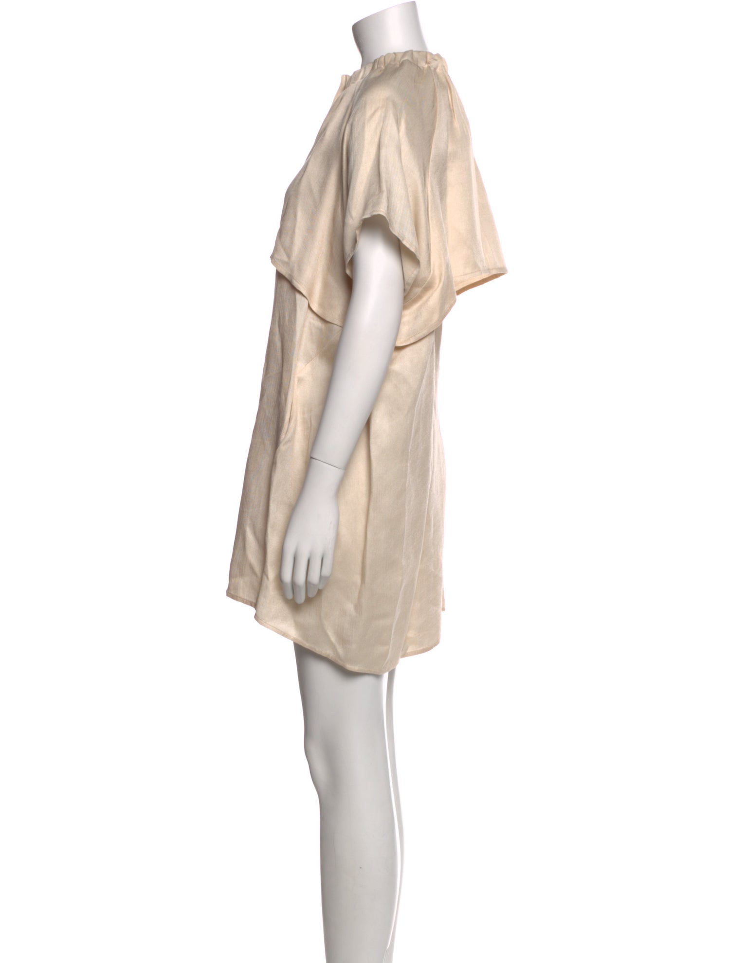 Zero + Maria Cornejo Mock Neck Mini Dress