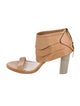 Zero + Maria Cornejo Leather Slingback Sandals