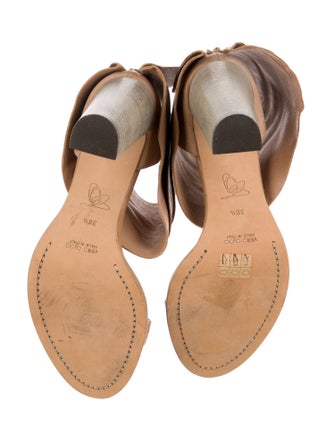 Zero + Maria Cornejo Leather Slingback Sandals