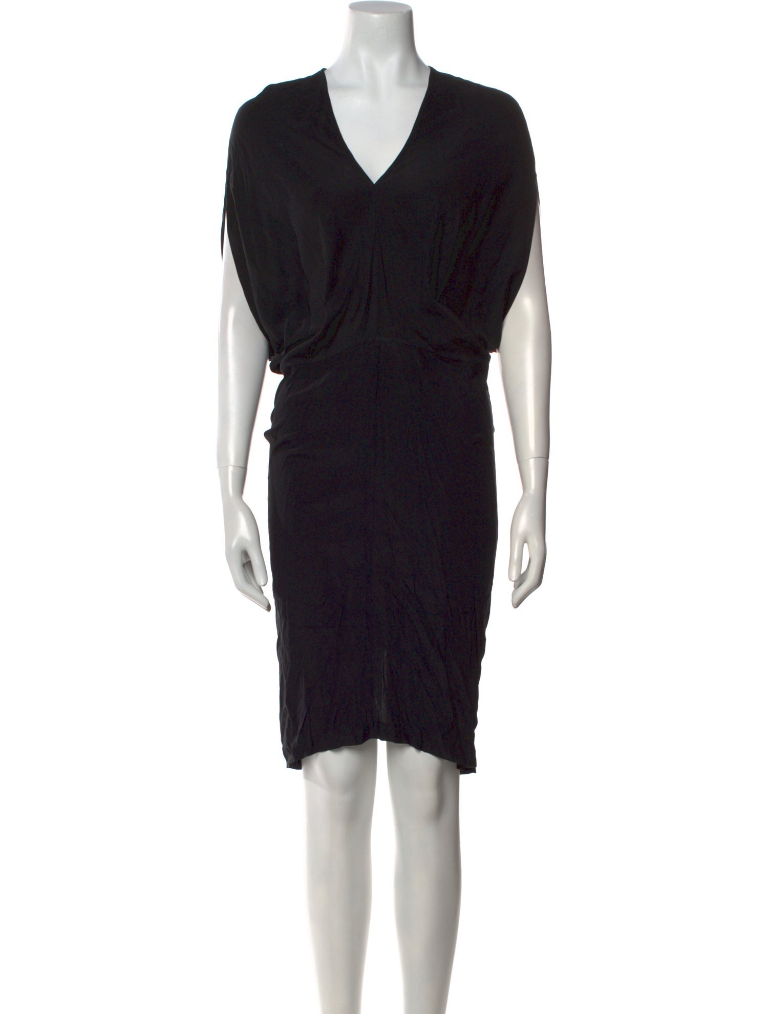 Zero + Maria Cornejo V-Neck Midi Length Dress