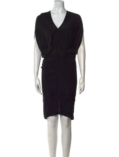 Zero + Maria Cornejo V-Neck Midi Length Dress