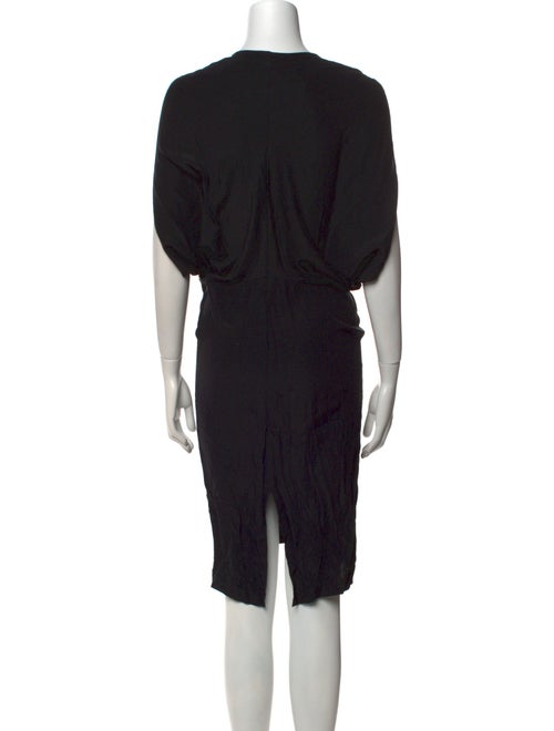 Zero + Maria Cornejo V-Neck Midi Length Dress