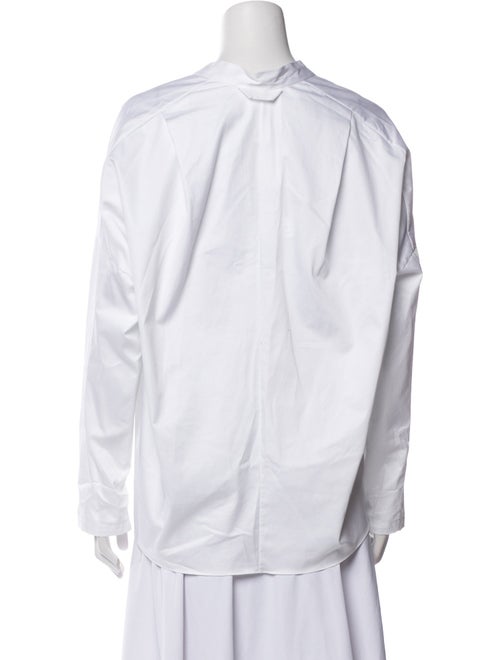 Zero + Maria Cornejo V-Neck Long Sleeve Blouse