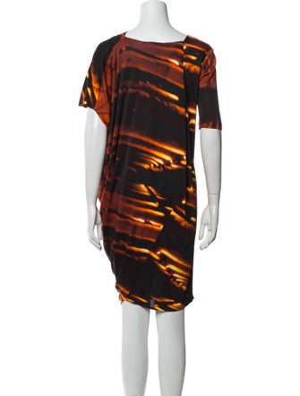 Zero + Maria Cornejo Printed Knee-Length Dress