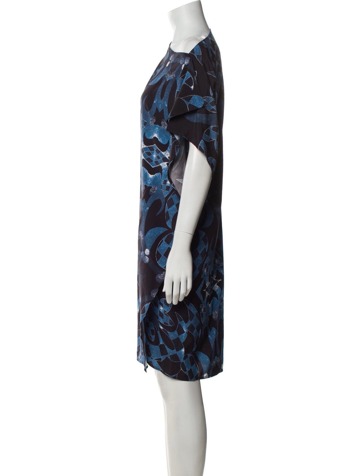 Zero + Maria Cornejo Silk Knee-Length Dress