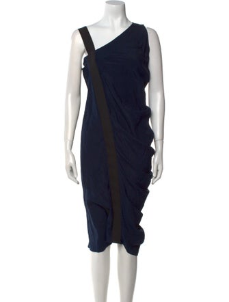 Zero + Maria Cornejo Silk Midi Length Dress