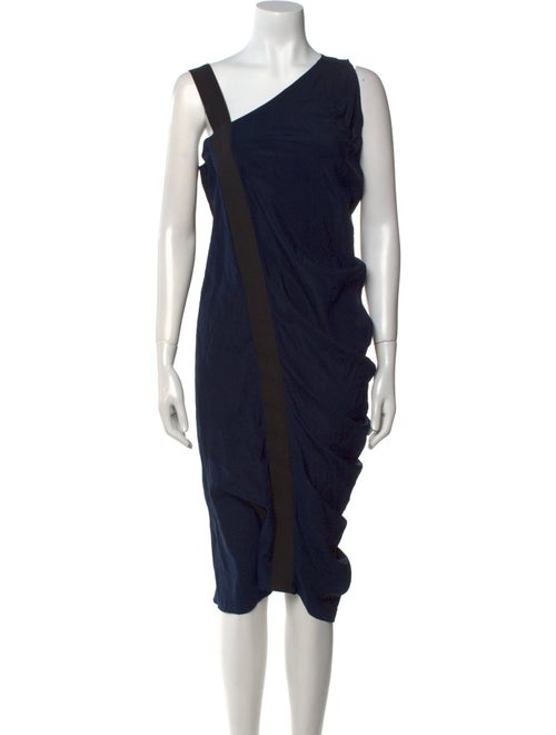 Zero + Maria Cornejo Silk Midi Length Dress