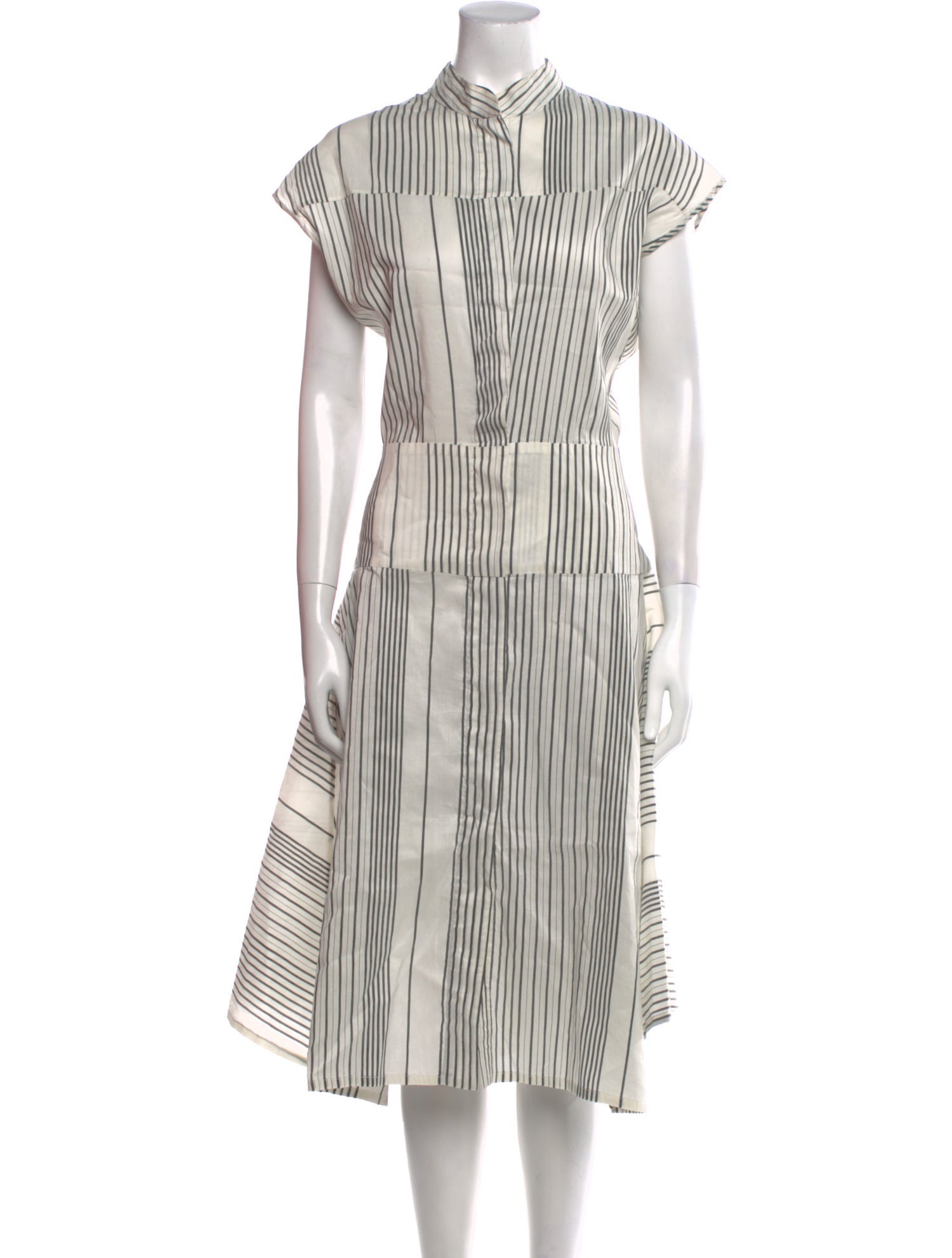 Zero + Maria Cornejo Linen Midi Length Dress