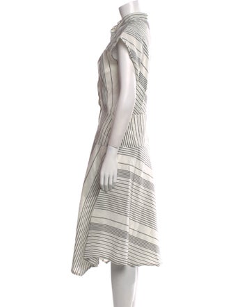 Zero + Maria Cornejo Linen Midi Length Dress