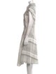 Zero + Maria Cornejo Linen Midi Length Dress