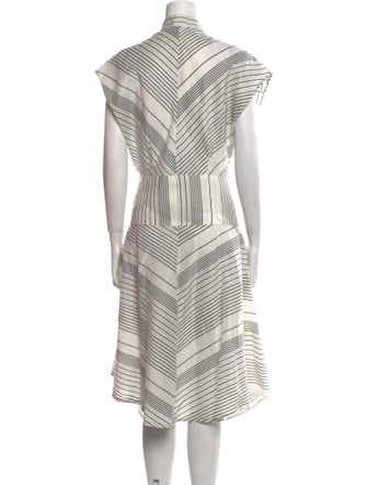 Zero + Maria Cornejo Linen Midi Length Dress