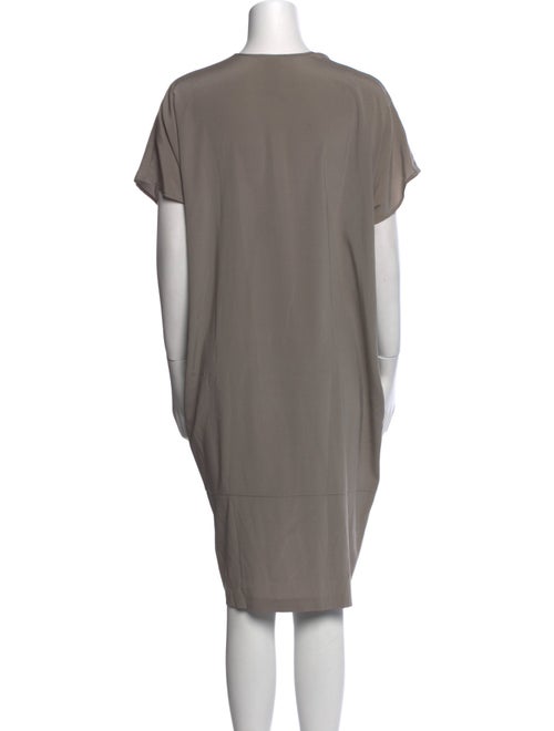 Zero + Maria Cornejo Silk Knee-Length Dress