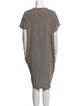 Zero + Maria Cornejo Silk Knee-Length Dress