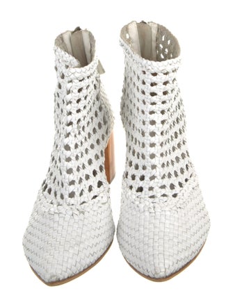 Zero + Maria Cornejo Leather Patterned Boots