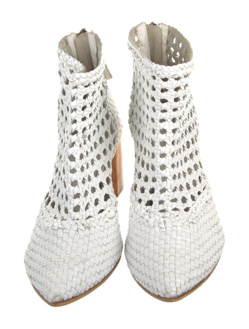 Zero + Maria Cornejo Leather Patterned Boots