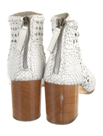 Zero + Maria Cornejo Leather Patterned Boots