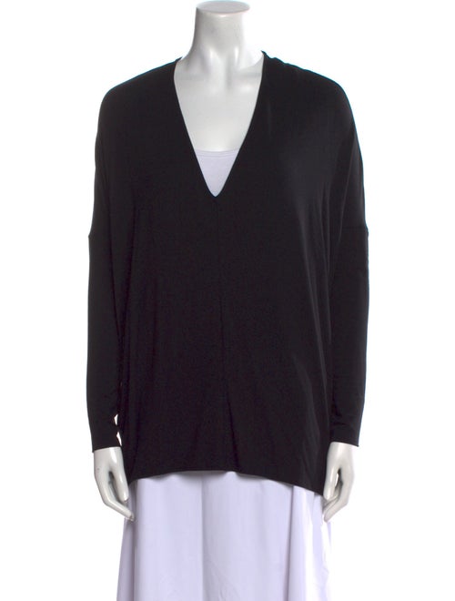 Zero + Maria Cornejo V-Neck Long Sleeve Top