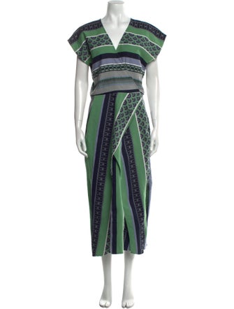 Zero + Maria Cornejo Printed Long Dress