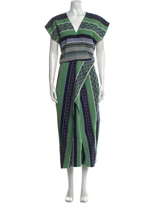 Zero + Maria Cornejo Printed Long Dress