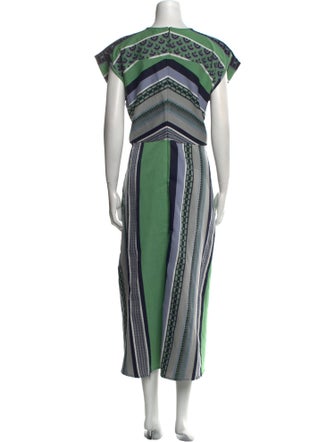 Zero + Maria Cornejo Printed Long Dress