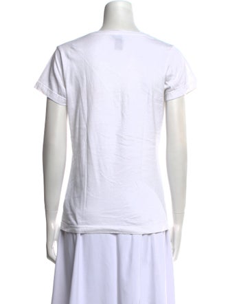 Zero + Maria Cornejo Graphic Print Crew Neck T-Shirt