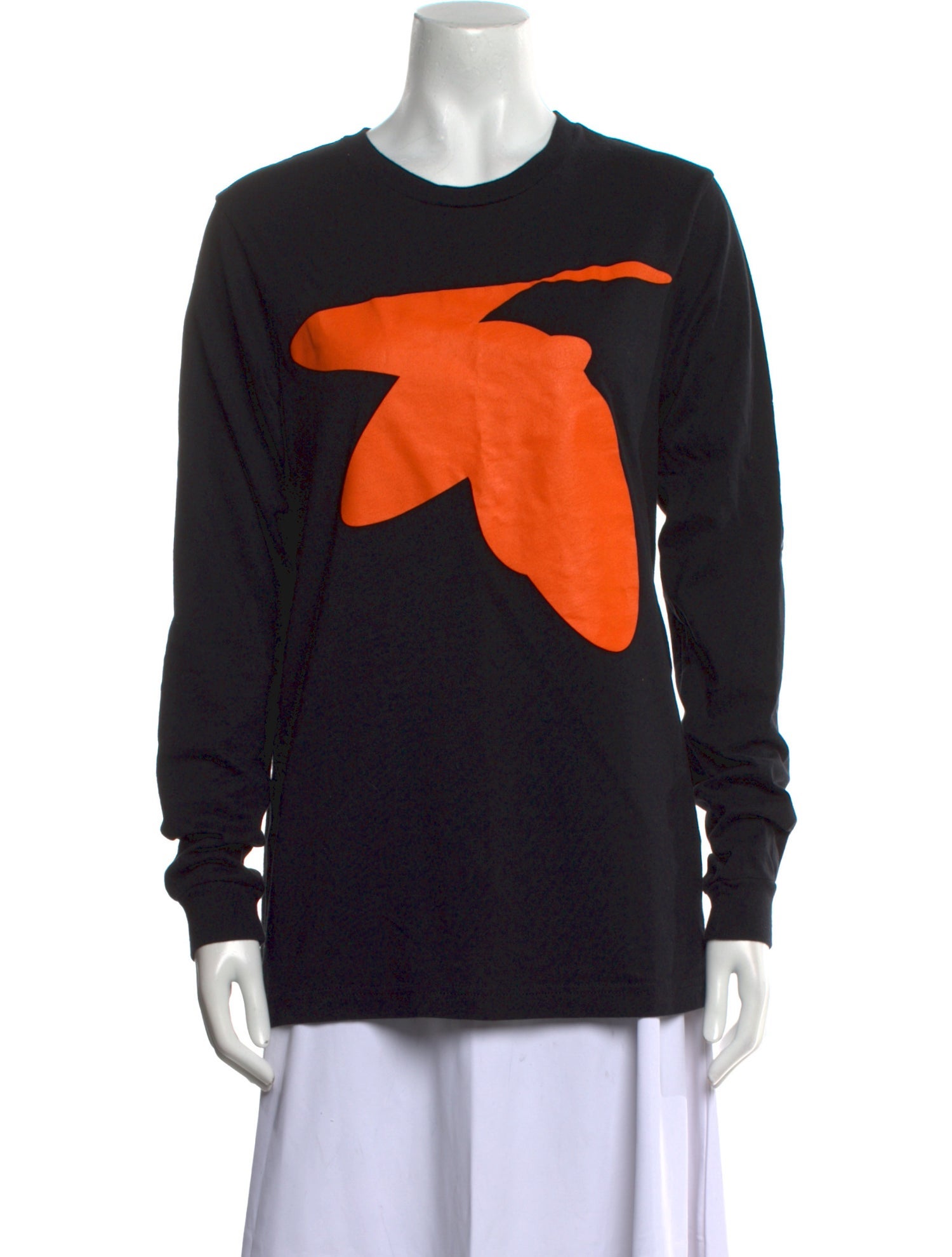 Zero + Maria Cornejo Graphic Print Crew Neck Sweatshirt
