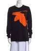 Zero + Maria Cornejo Graphic Print Crew Neck Sweatshirt