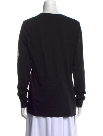 Zero + Maria Cornejo Graphic Print Crew Neck Sweatshirt