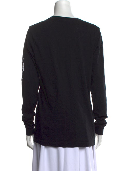 Zero + Maria Cornejo Graphic Print Crew Neck Sweatshirt