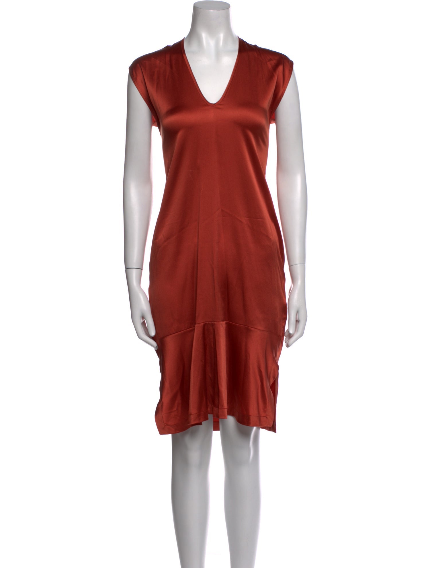 Zero + Maria Cornejo Silk Knee-Length Dress