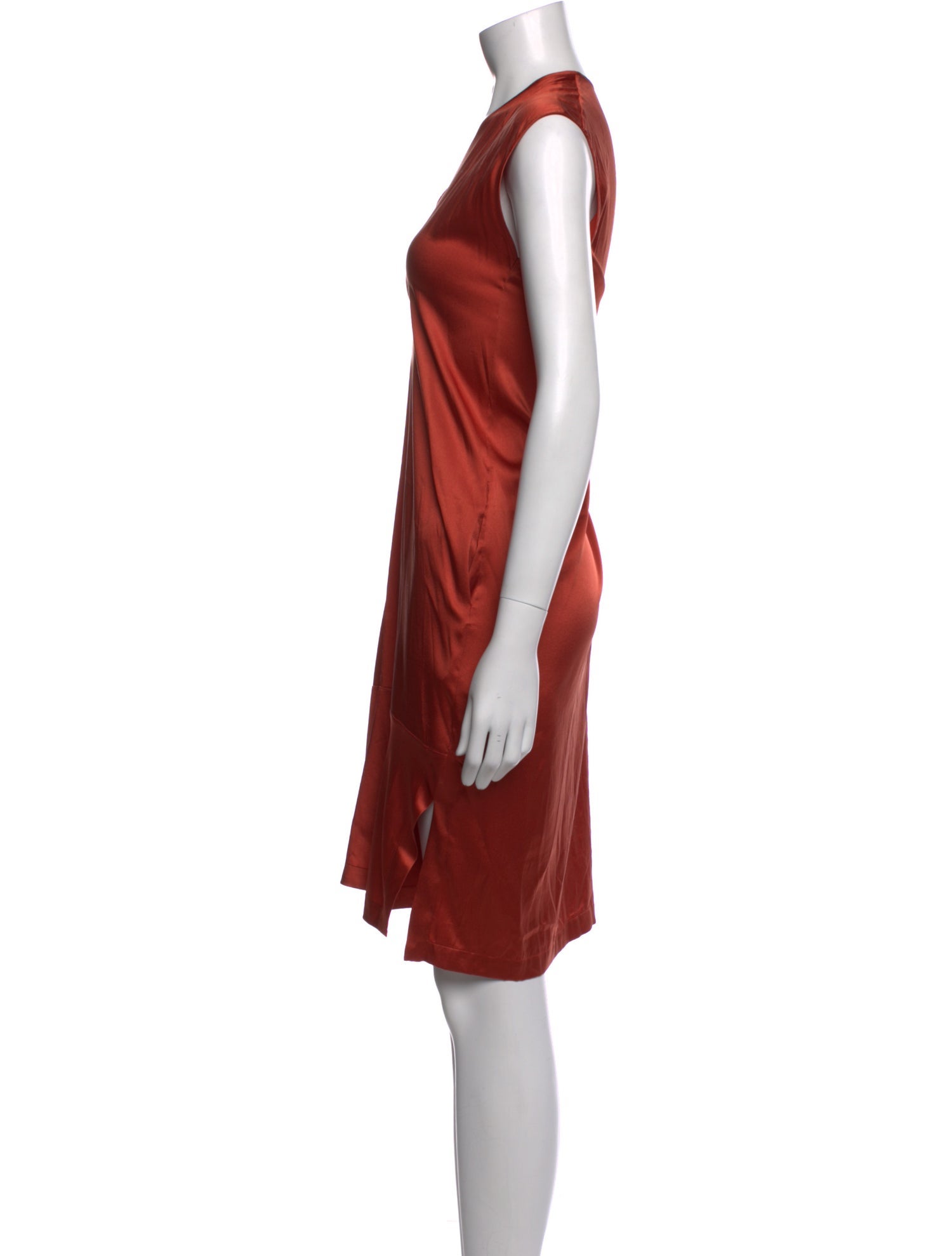 Zero + Maria Cornejo Silk Knee-Length Dress