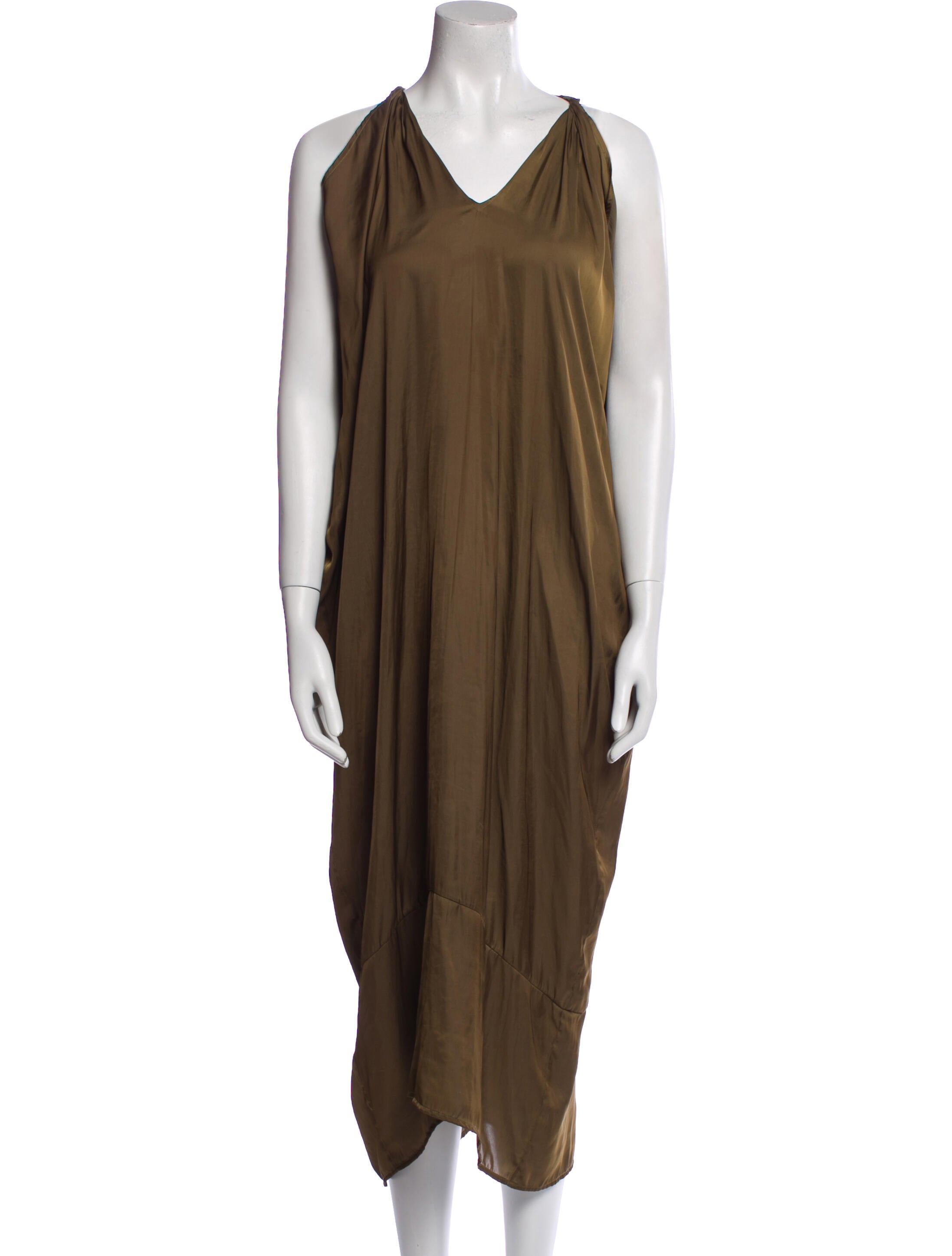 Zero + Maria Cornejo V-Neck Long Dress