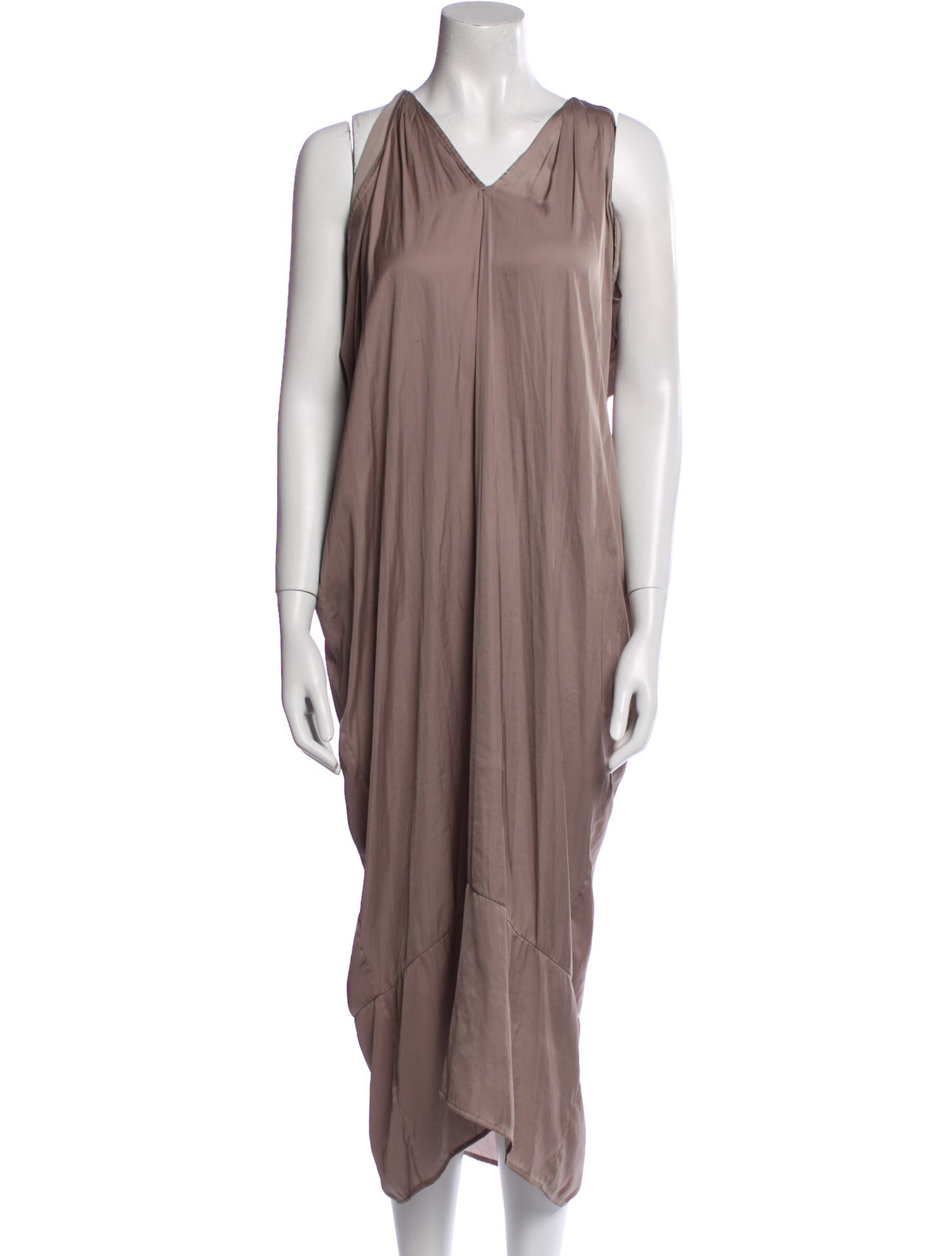 Zero + Maria Cornejo V-Neck Long Dress