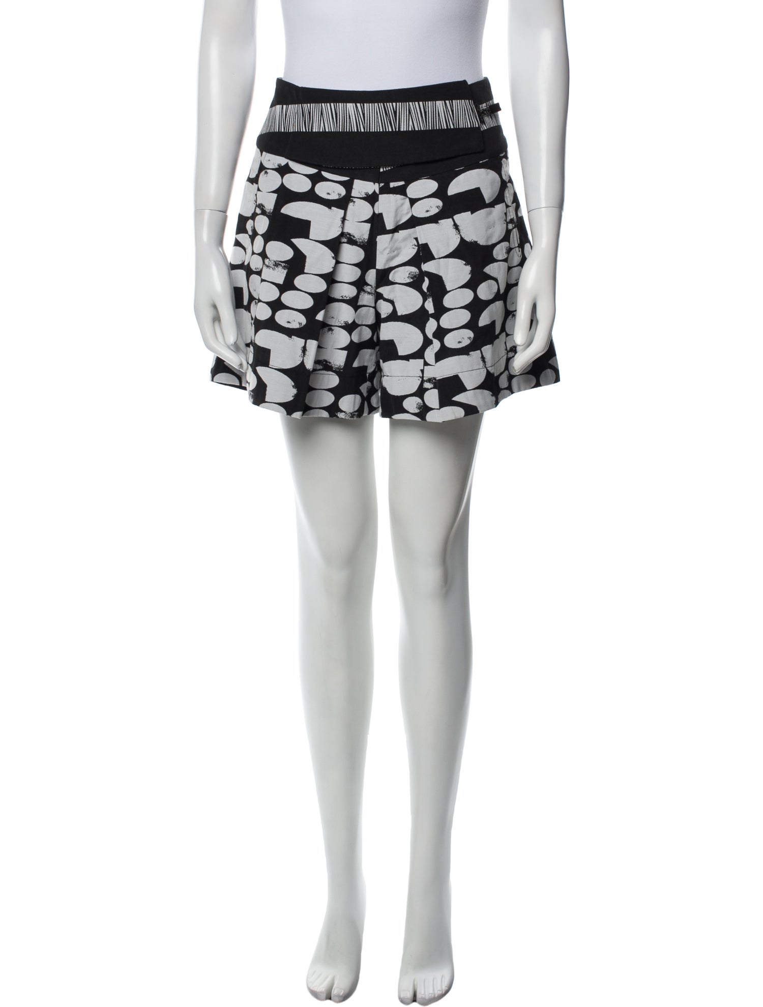 Zero + Maria Cornejo Printed Knee-Length Shorts