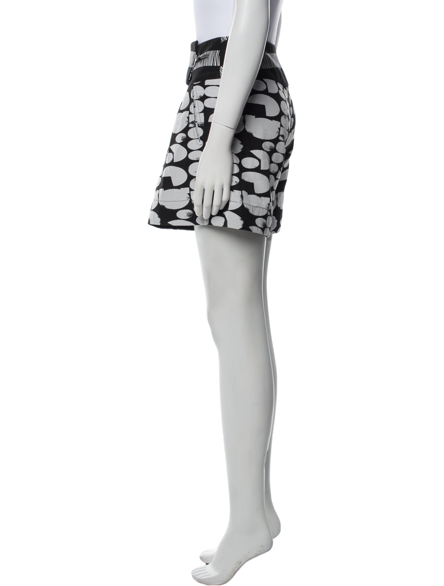 Zero + Maria Cornejo Printed Knee-Length Shorts