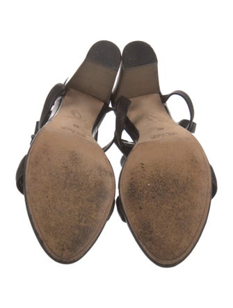 Zero + Maria Cornejo Leather Slingback Sandals