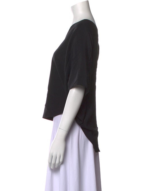 Zero + Maria Cornejo Silk V-Neck Crop Top