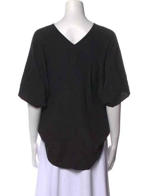 Zero + Maria Cornejo Silk V-Neck Crop Top