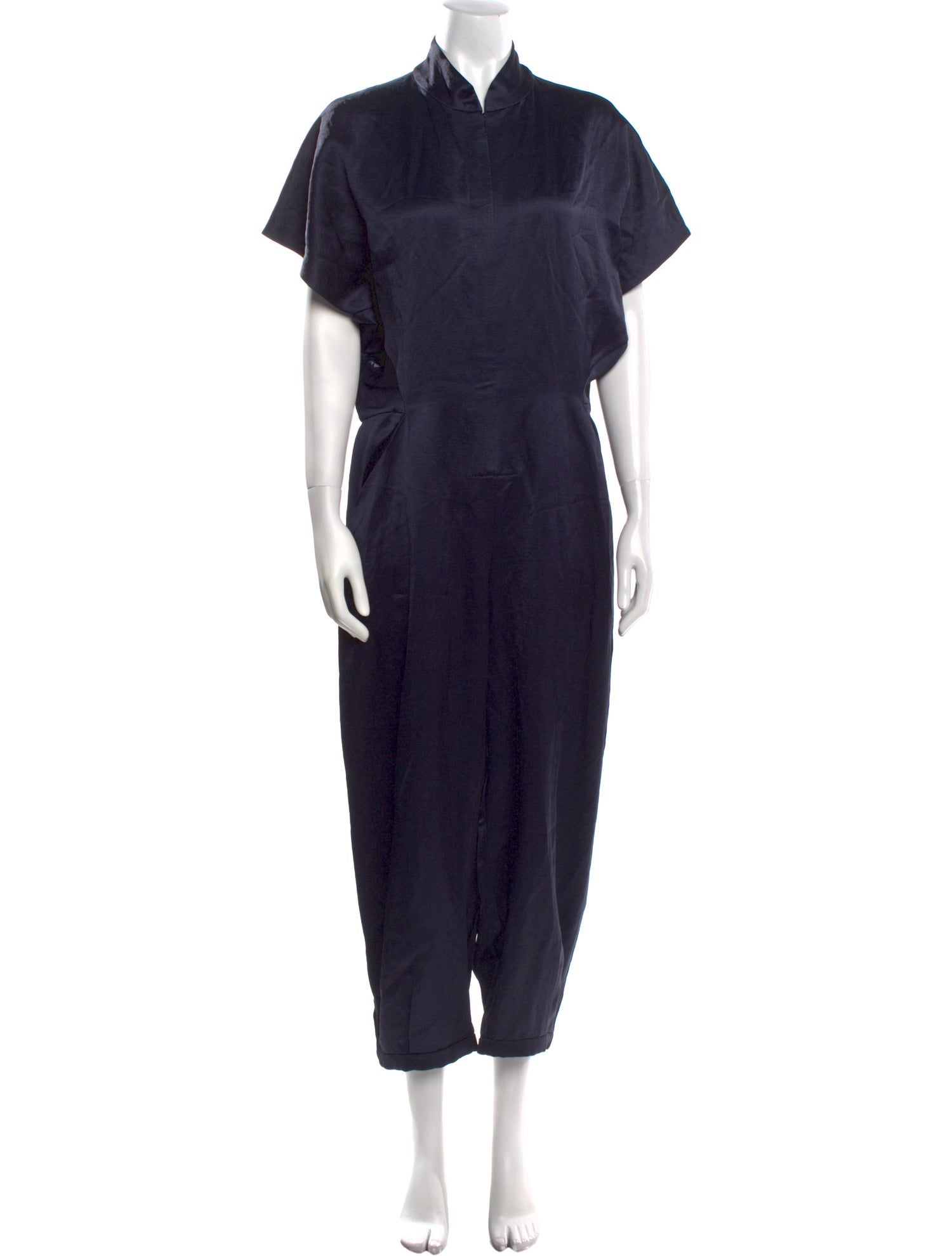 Zero + Maria Cornejo Mock Neck Jumpsuit
