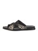 Zero + Maria Cornejo Leather Printed Slides