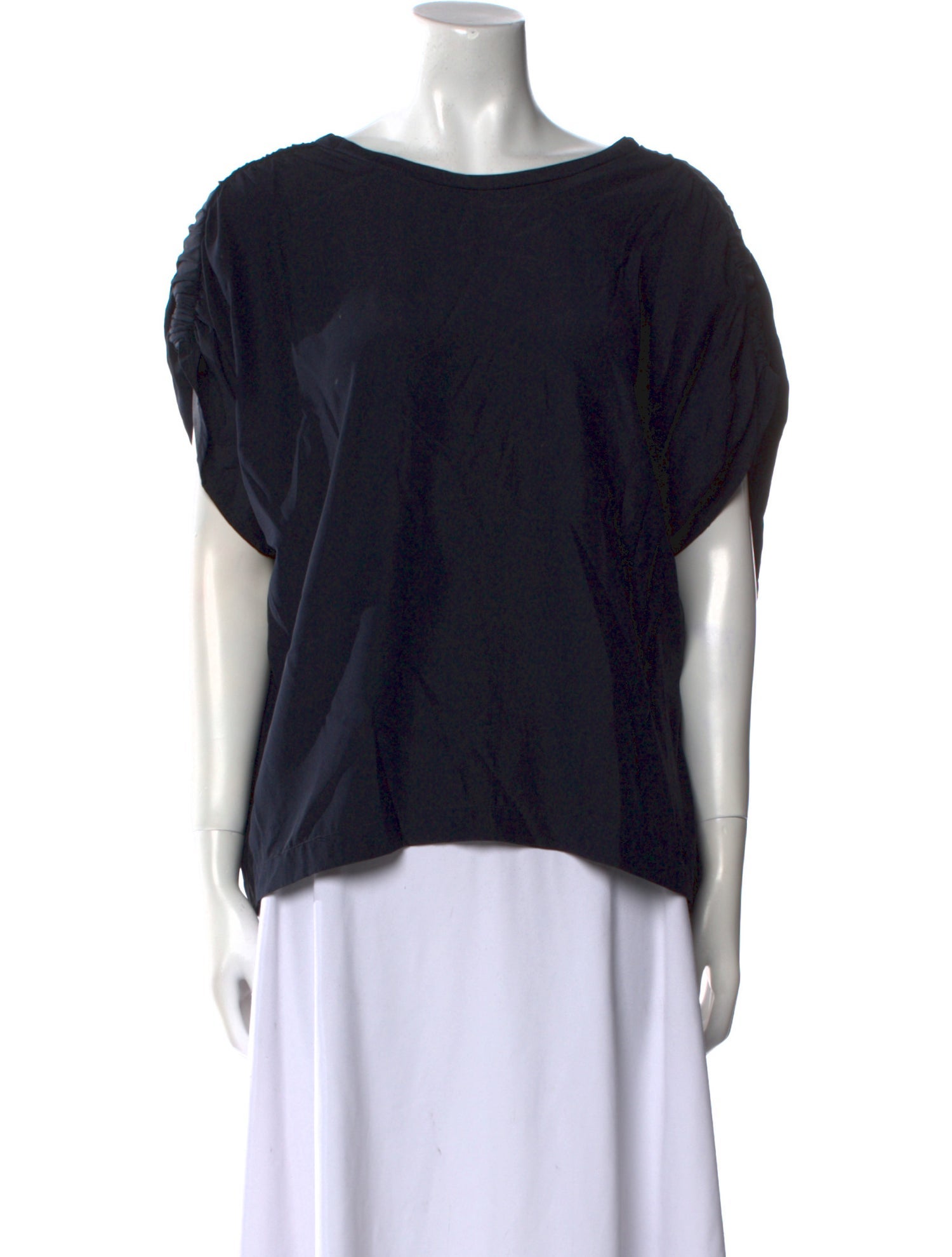 Zero + Maria Cornejo Silk Bateau Neckline T-Shirt