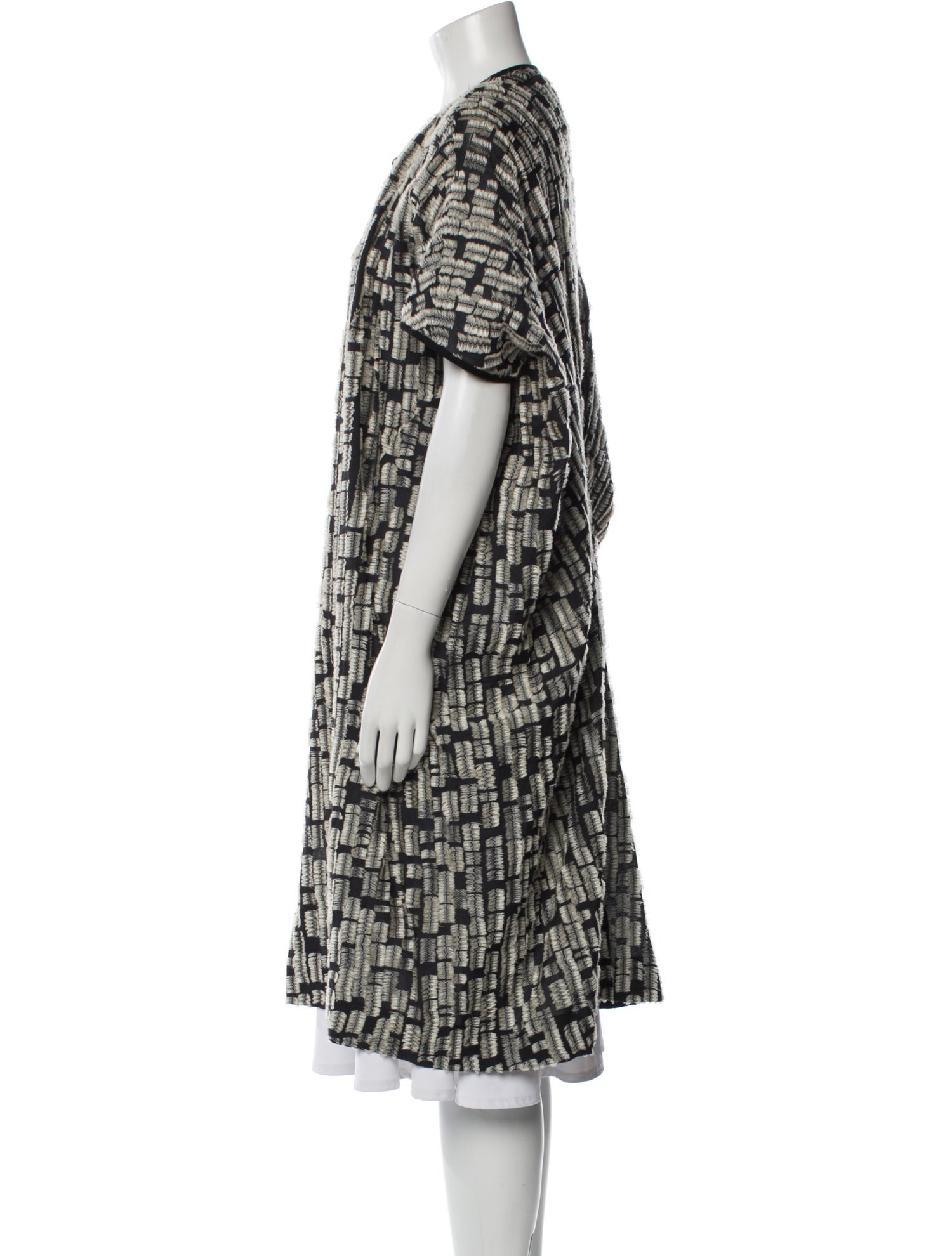 Zero + Maria Cornejo Tweed Pattern Evening Jacket