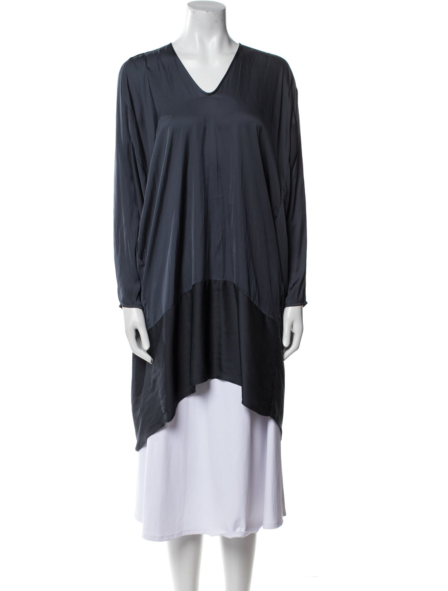 Zero + Maria Cornejo Pleated Accents Nightgown