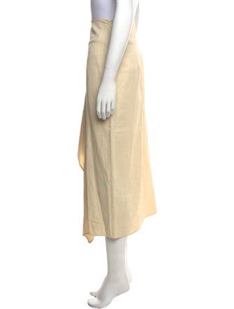 Zero + Maria Cornejo Linen Midi Length Skirt